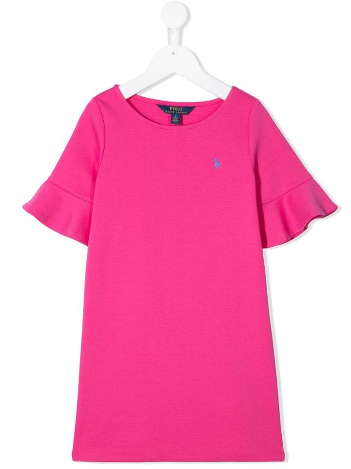 Ralph Lauren Kids Teen Round Neck Dress - Pink
