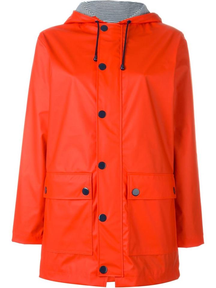 Petit Bateau Hooded Button Up Parka