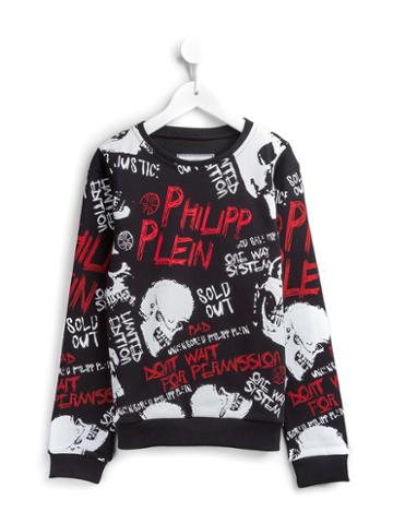 Philipp Plein Kids 'to Be Happy' Sweatshirt