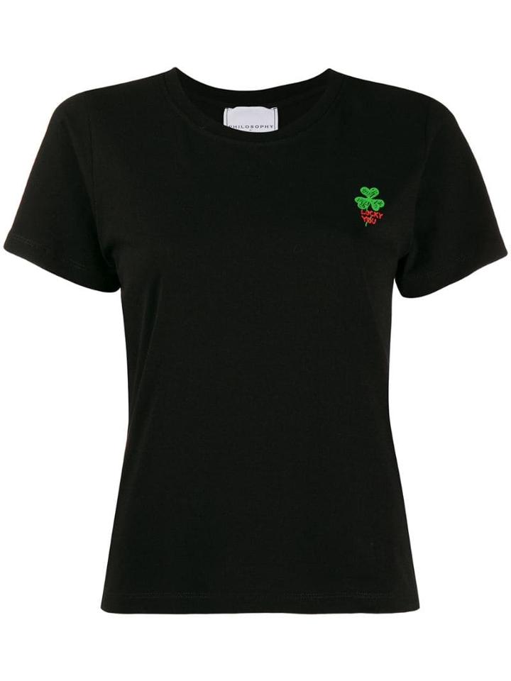 Philosophy Di Lorenzo Serafini Lucky You T-shirt - Black