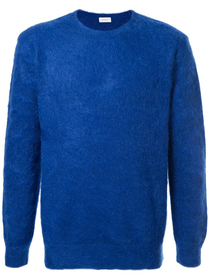 En Route Slouchy Crew Neck Jumper - Blue