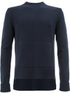 En Route Slouchy Crew Neck Jumper - Blue