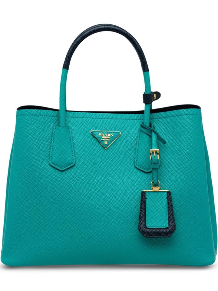 Prada Double Bag - Green