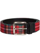 Burberry Tartan Belt - Red