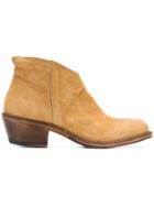 Fiorentini + Baker Side Zip Ankle Boots - Brown