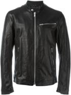 Dondup Leather Jacket, Men's, Size: 50, Black, Lamb Skin/viscose