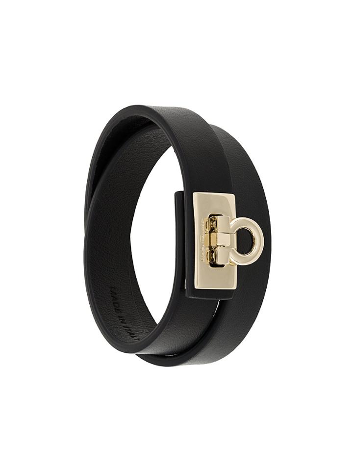 Salvatore Ferragamo Gancio Bracelet - Black