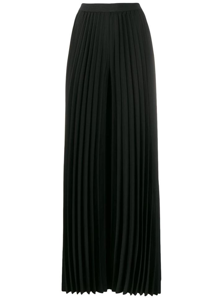 Fabiana Filippi Wide-leg Pleated Trousers - Black