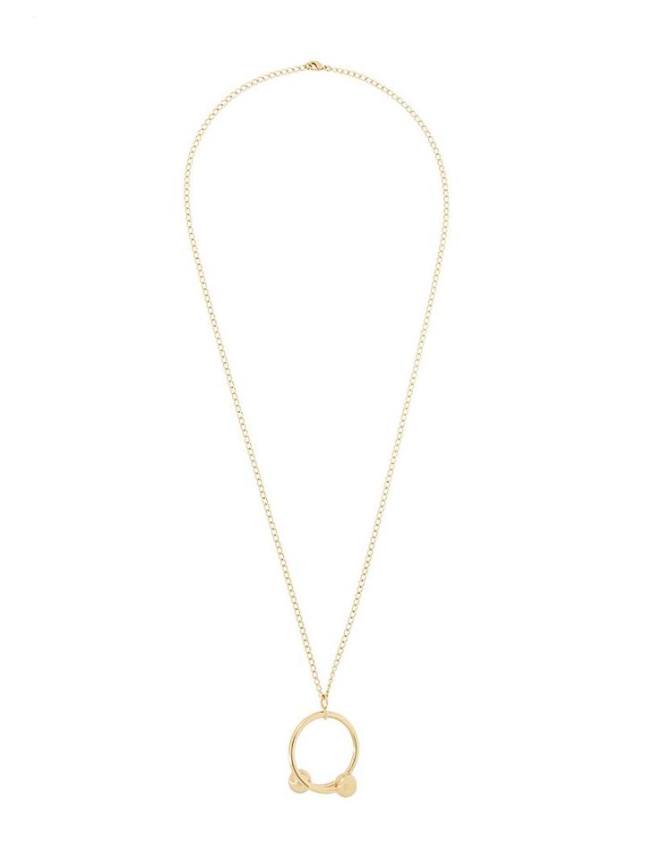 Spheres Long Necklace, Women's, Metallic, J.w.anderson