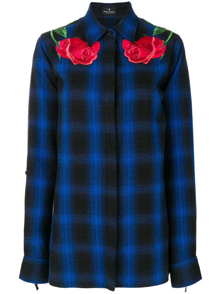 Marcelo Burlon County Of Milan Walakan Check Shirt - Blue