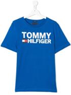 Tommy Hilfiger Junior Teen Logo T-shirt - Blue