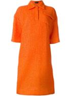 Rochas Shirt Dress, Women's, Size: 40, Yellow/orange, Polyamide/spandex/elastane/silk