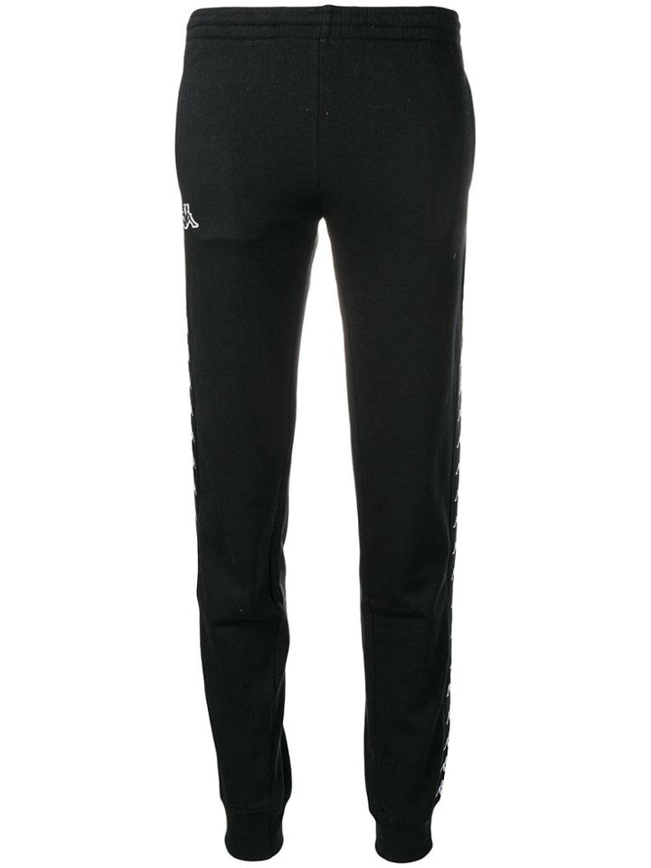 Kappa Side Logo Stripe Track Pants - Black