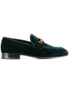 Tom Ford Chain Front Loafers - Green