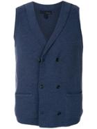 Lardini Knitted Waistcoat - Blue