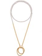 Charlotte Chesnais Ring Pendant Necklace - Metallic