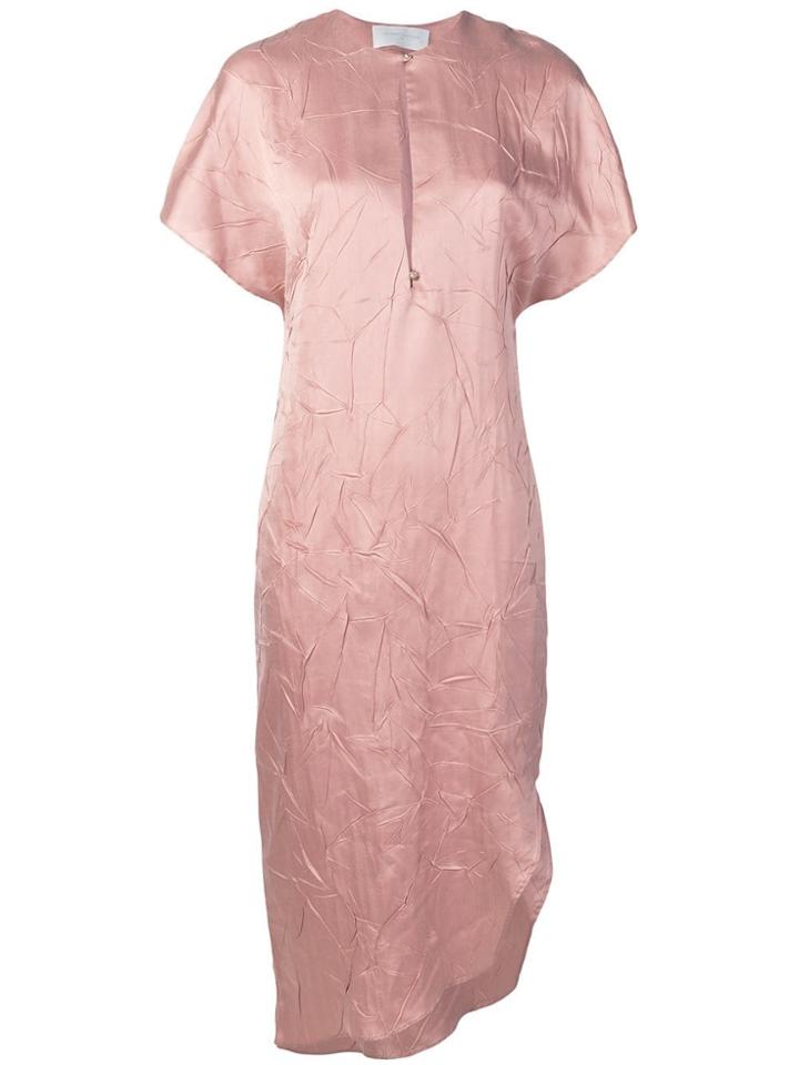Esteban Cortazar Calf Length Tunic Dress - Pink