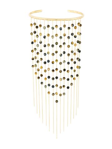 I.v.i. 'dalhia' Tiger Fringe Necklace - Metallic