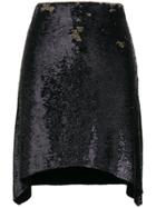 Iro Wadlow Sequined Skirt - Black