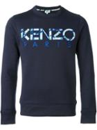 Kenzo Kenzo Paris Sweatshirt, Men's, Size: L, Blue, Cotton/polyester