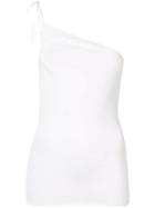 Jacquemus Striped Asymmetric Skirt - White