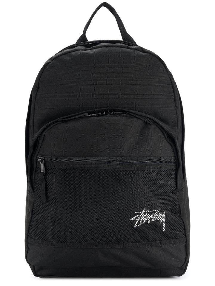 Stussy Logo-print Backpack - Black