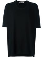 T By Alexander Wang Oversized T-shirt, Women's, Size: Xs, Black, Polyester/rayon