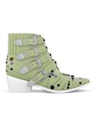 Toga Pulla Elvis Crystal Boots - Green