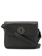 Céline Pre-owned Circle Logo Shoulder Bag - Black