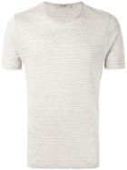 La Fileria For D'aniello - Short Sleeve T-shirt - Men - Linen/flax - 48, Nude/neutrals, Linen/flax