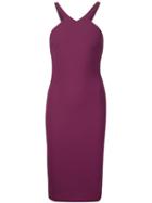 Elizabeth And James Sleeveless Fitted Dress, Women's, Size: 4, Pink/purple, Polyester/spandex/elastane/viscose