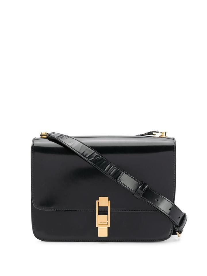 Saint Laurent Carre Satchel Bag - Black