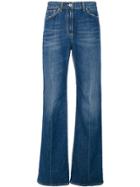 Dondup Wide Leg Denim Jeans - Blue