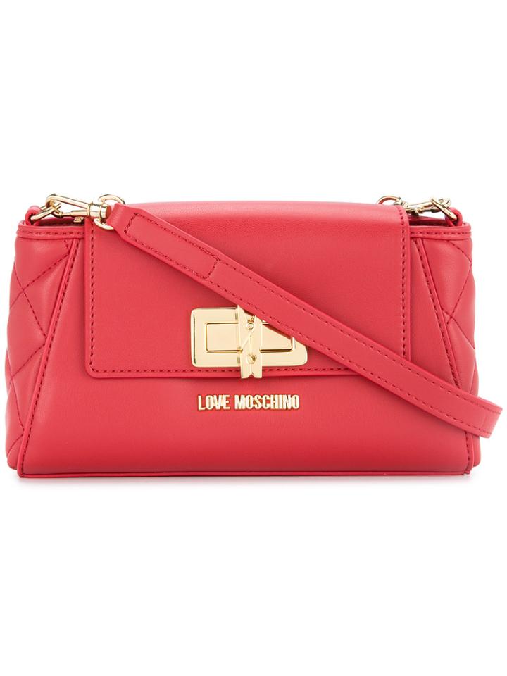 Love Moschino Small Twist-lock Crossbody Bag - Red