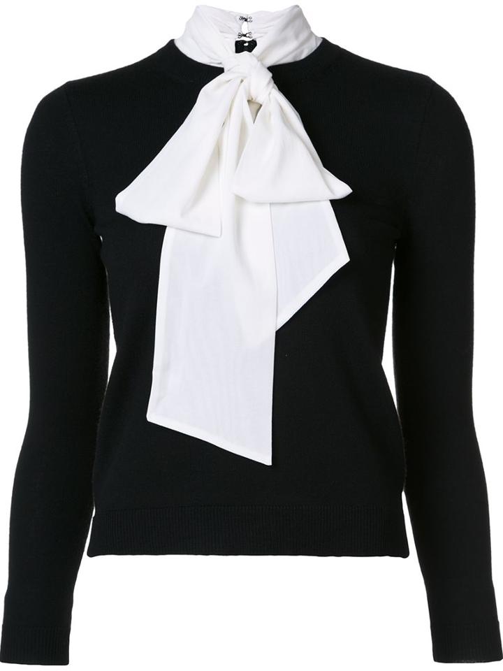 Alice+olivia Neck Tie Jumper