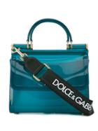 Dolce & Gabbana Small Sicily 58 Tote - Blue