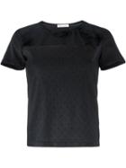 Red Valentino Point D'espirit Panel T-shirt