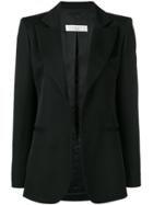 Victoria Beckham Single Breasted Fitted Jacket - Black