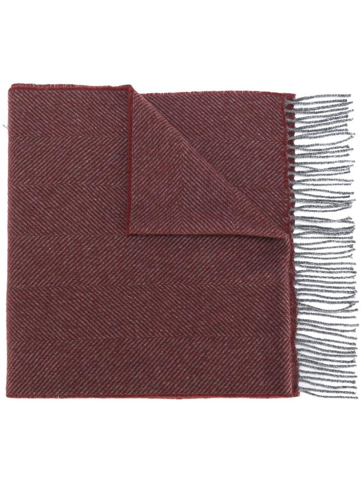 Corneliani Cashmere Scarf - Red