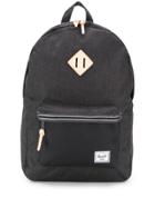 Herschel Supply Co. Heritage Logo Patch Backpack - Black