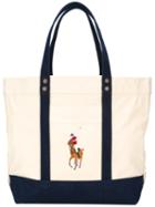 Polo Ralph Lauren Embroidered Logo Shoulder Bag, Men's, Nude/neutrals, Cotton