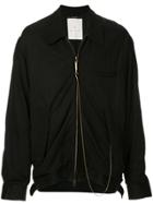 Song For The Mute Gold Chain Detail Jacket - Black