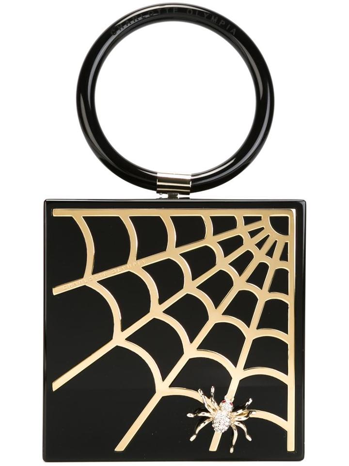 Charlotte Olympia 'web' Clutch, Women's, Black