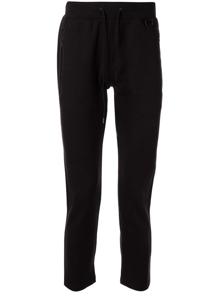 Loveless Cropped Track Pants - Black
