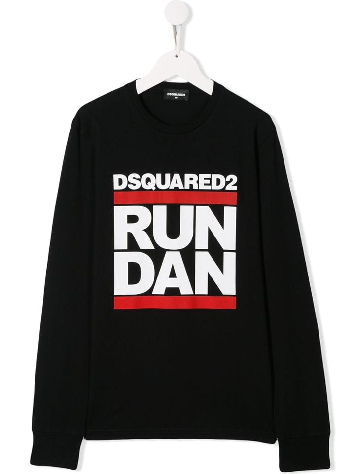 Dsquared2 Kids Run Dan T-shirt - Black