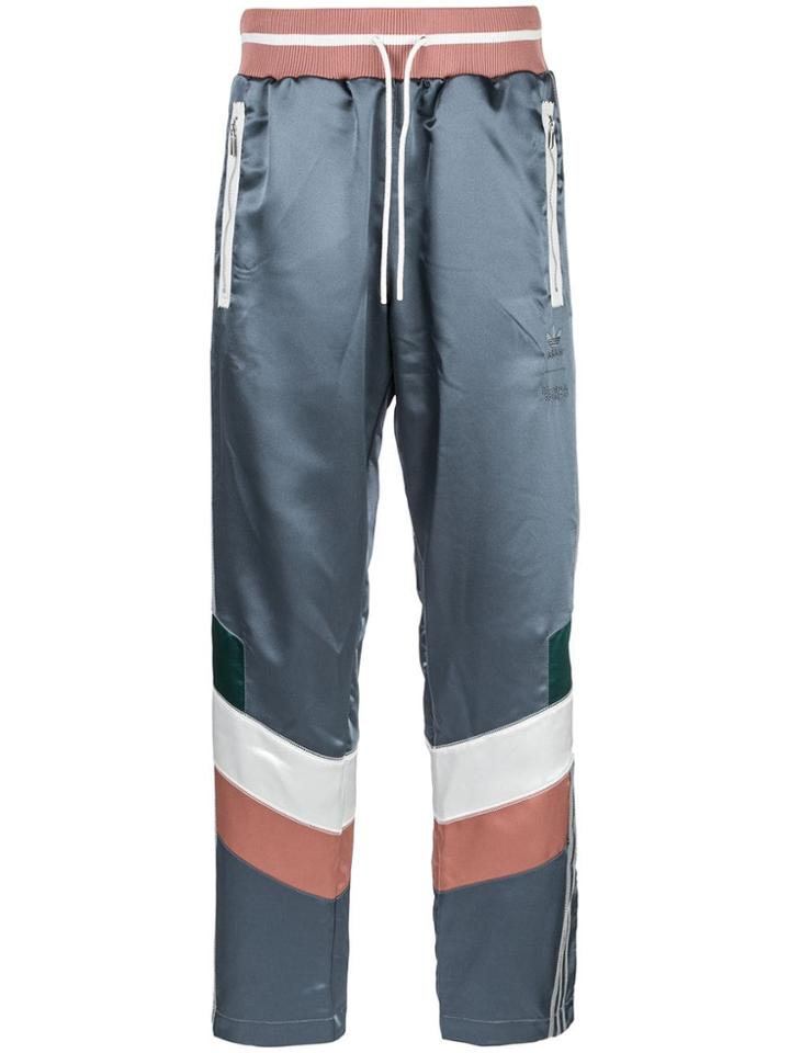 Adidas Colour Block Track Pants - Blue