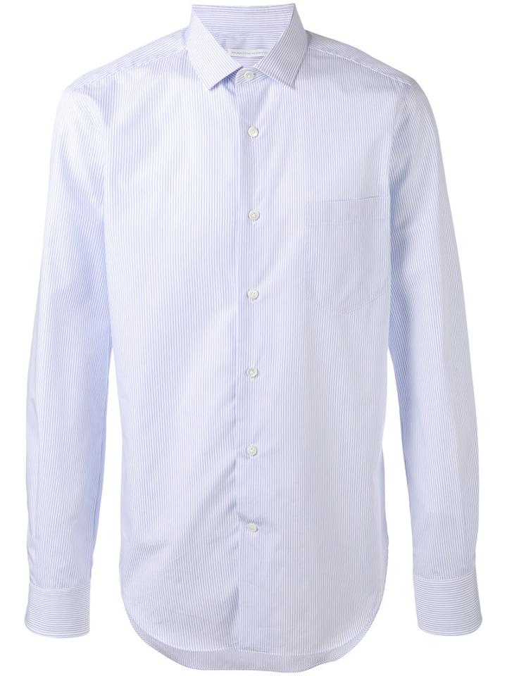 Ermanno Scervino - Striped Shirt - Men - Cotton - 52, Blue, Cotton