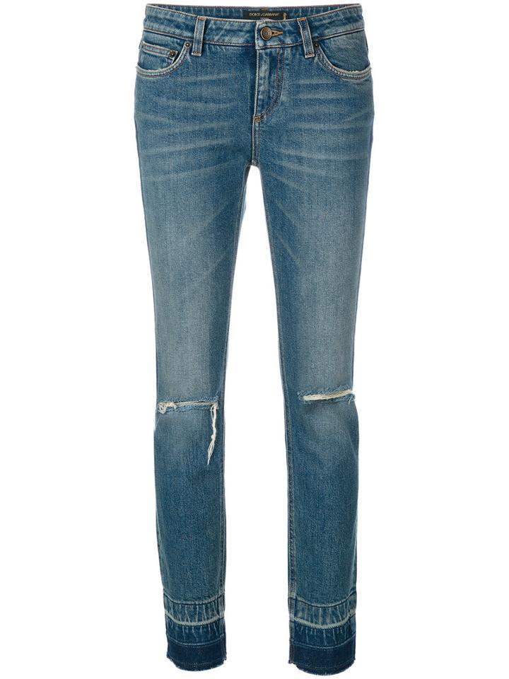 Dolce & Gabbana - Slim-fit Jeans - Women - Cotton/spandex/elastane - 40, Blue, Cotton/spandex/elastane