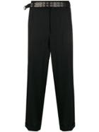 Magliano Super Pence Belted Tailored Trousers - Black