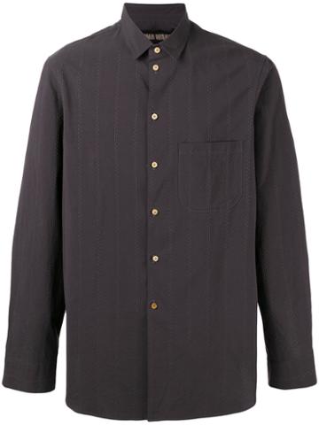 Uma Wang Tazio Shirt, Men's, Size: Medium, Grey, Cotton
